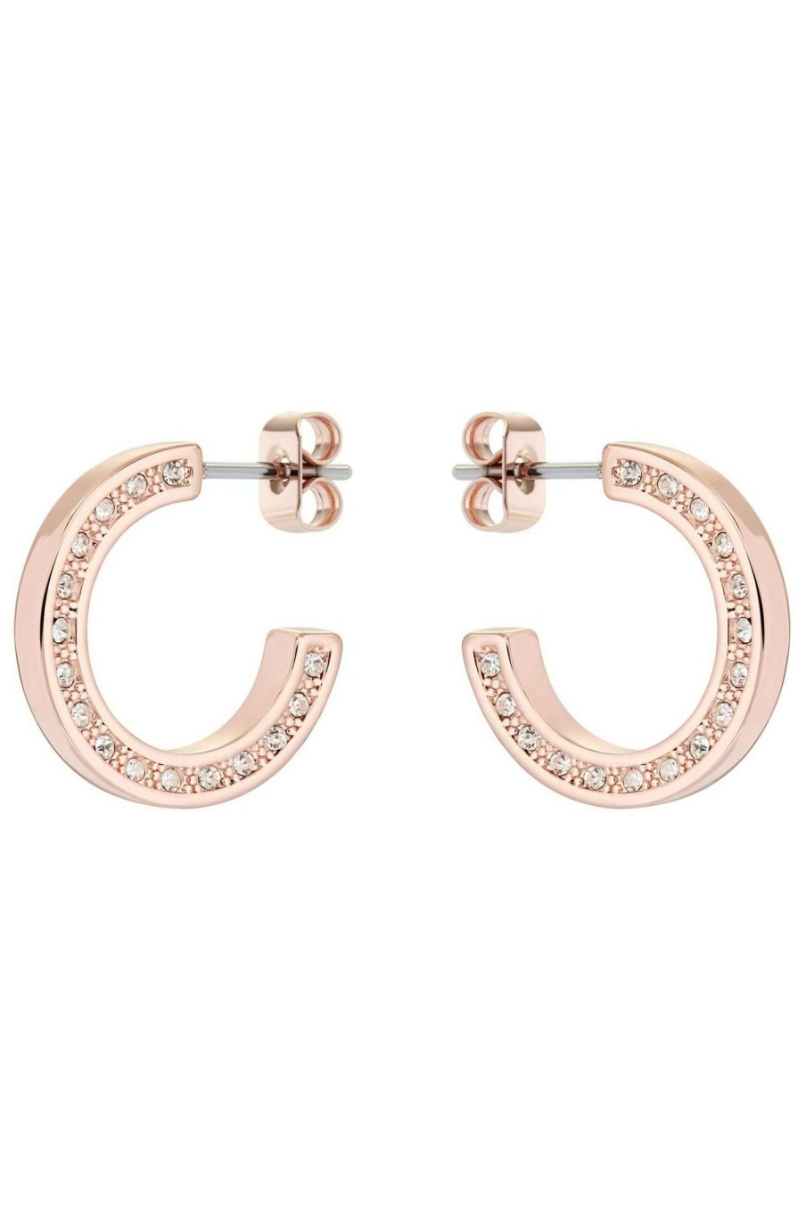 Homeware * | Ted Baker Crystal Hoop Earrings Clearance Sale