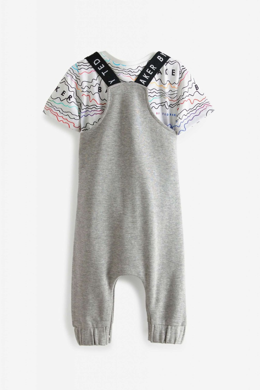 Gift Set * | Ted Baker Grey Dungaree Set Discounts