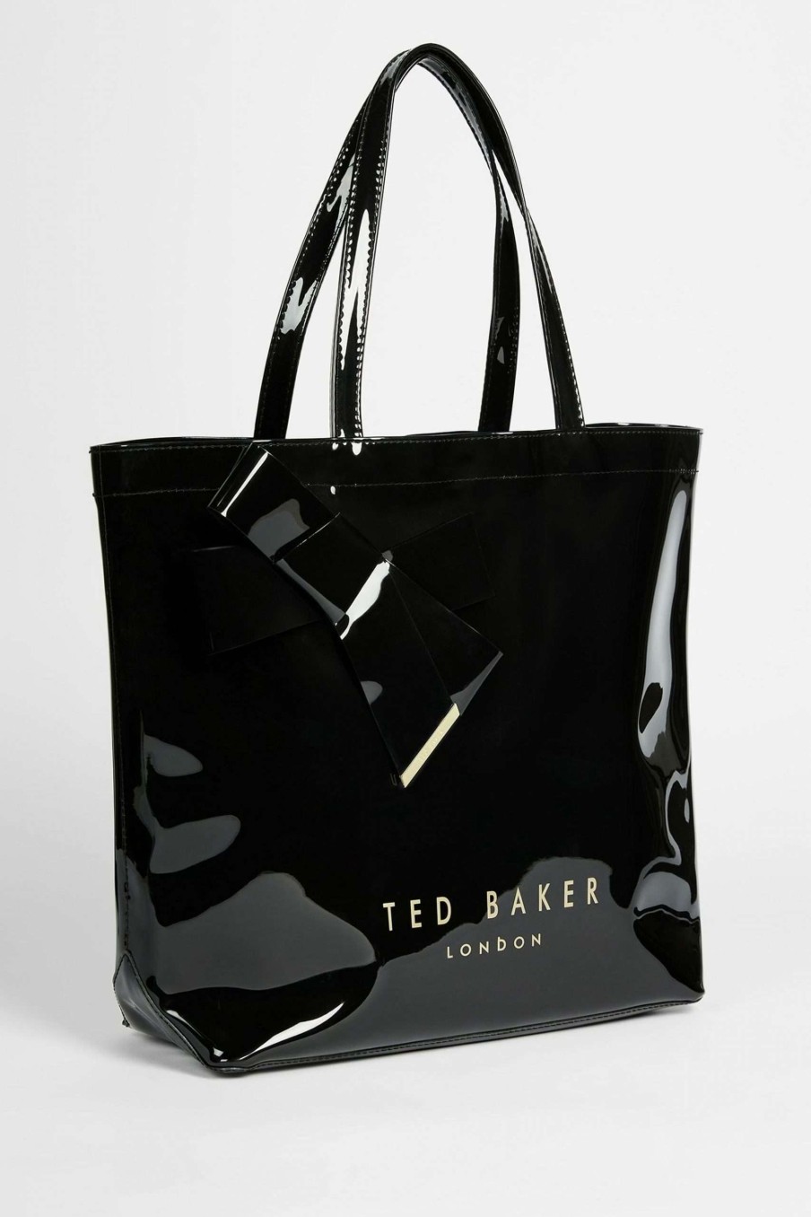 Homeware * | Ted Baker Nicon Black Knot Bow Large Icon Bag Quick Delivery