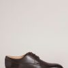 Footwear * | Ted Baker Kampten Brown Formal Leather Derby Shoes Closeout Sale