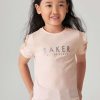 Clothing * | Ted Baker Pink Open Sleeve Top Online Sales