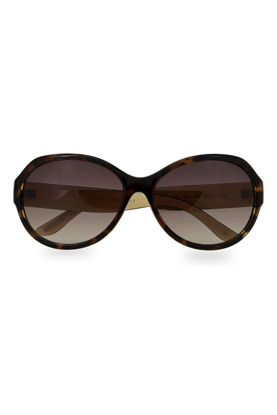 Homeware * | Ted Baker Agnes Tortoiseshell & Cream Sunglasses Opening Sales