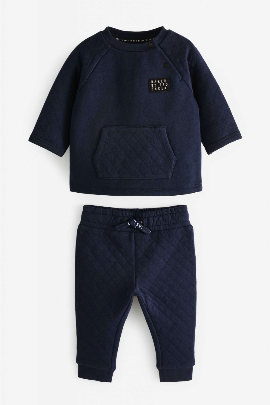 Gift Set * | Ted Baker Navy Blue Quilt Set Promotion