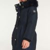 Clothing * | Ted Baker Navy Waterproof Coat Top Selling