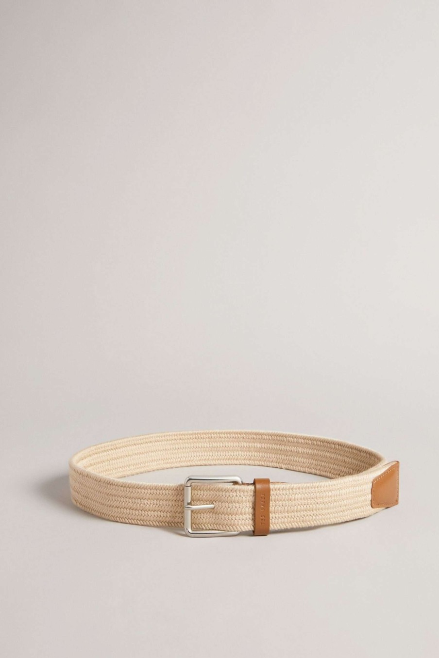 Homeware * | Ted Baker Mens Natural Diumm Woven Belt Clearance Sale