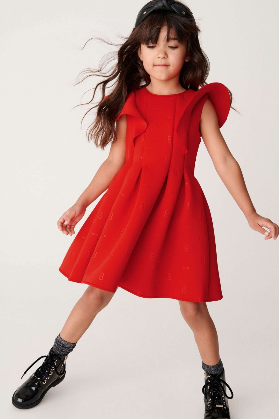 Clothing * | Ted Baker Red Scuba Dress Best-Selling