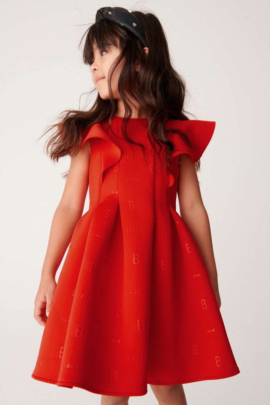 Clothing * | Ted Baker Red Scuba Dress Best-Selling