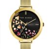 Homeware * | Ted Baker Gold-Plated Ammy Hearts Watch Free Delivery