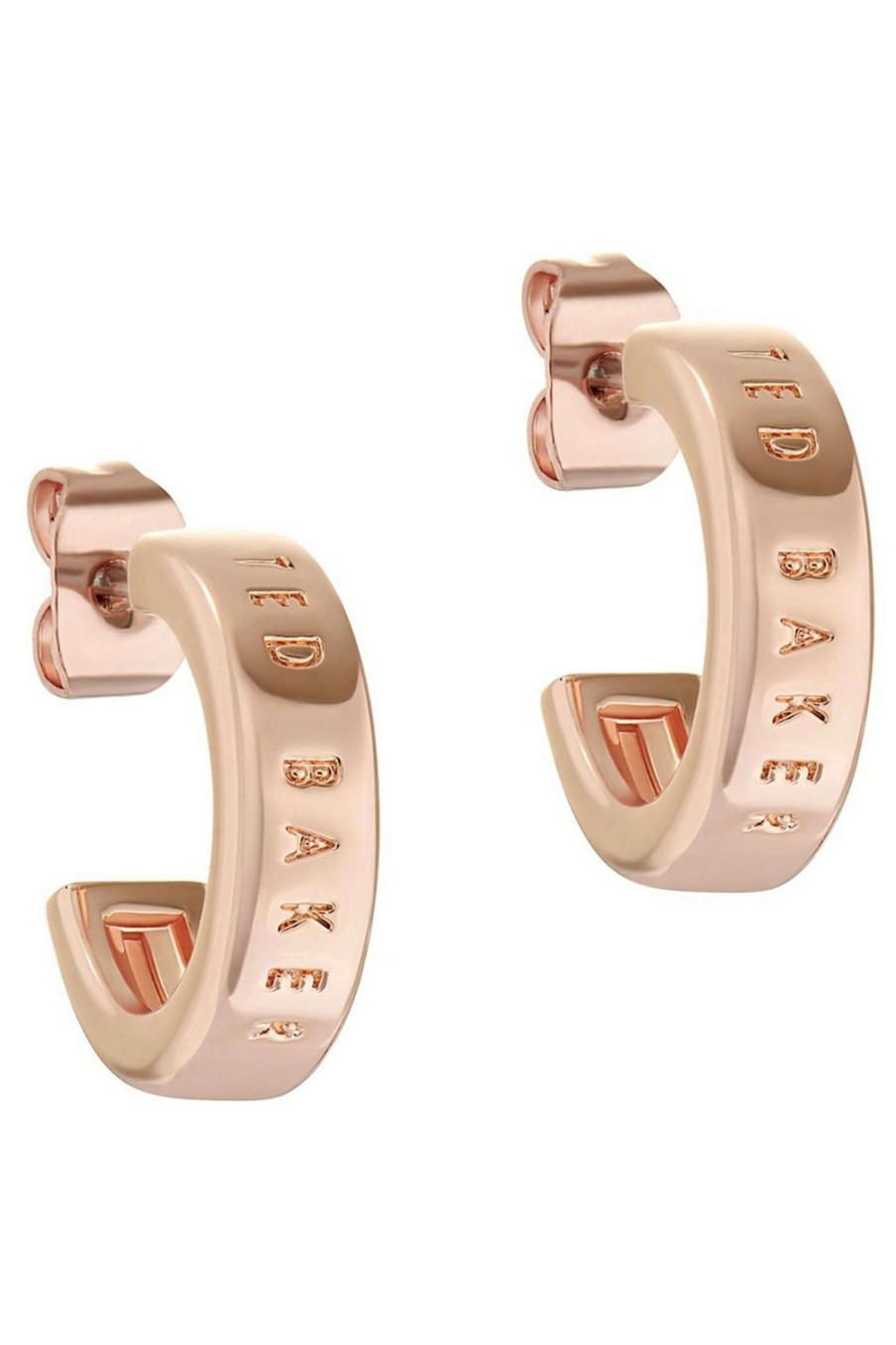 Homeware * | Ted Baker Nano Logo Hoop Earrings Shop