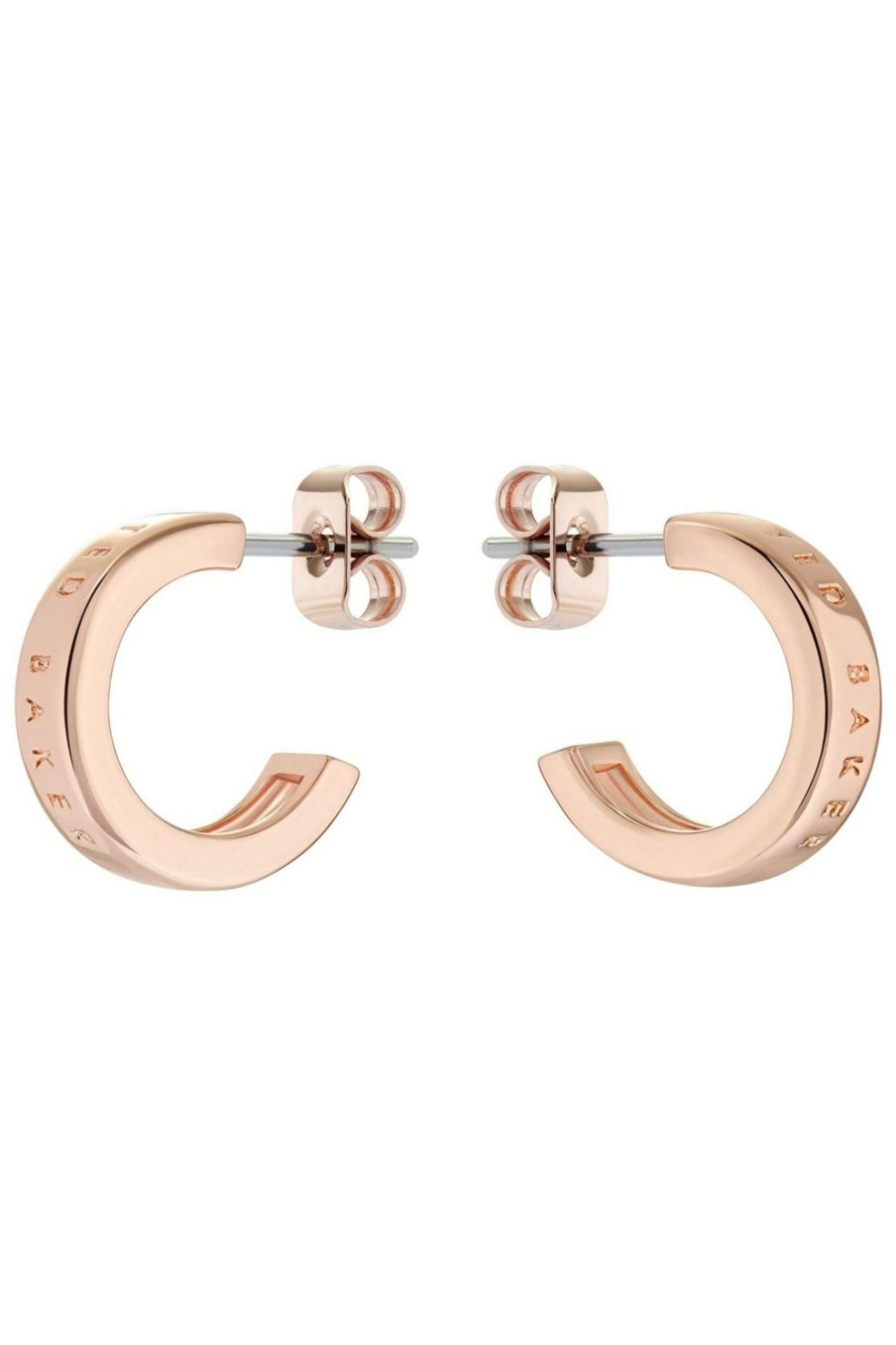 Homeware * | Ted Baker Nano Logo Hoop Earrings Shop