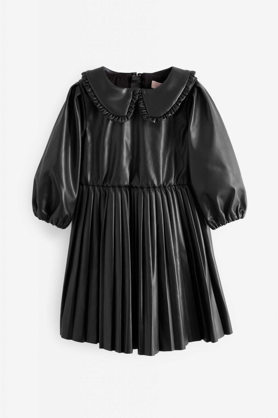 Clothing * | Ted Baker Black Pu Collar Dress Cut Price