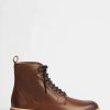 Footwear * | Ted Baker Brown Linton Wedge Sole Derby Boots Shop