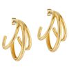 Homeware * | Ted Baker Triple Hoop Earrings Discount