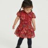 Clothing * | Ted Baker Red Crinkle Dress Gift Selection