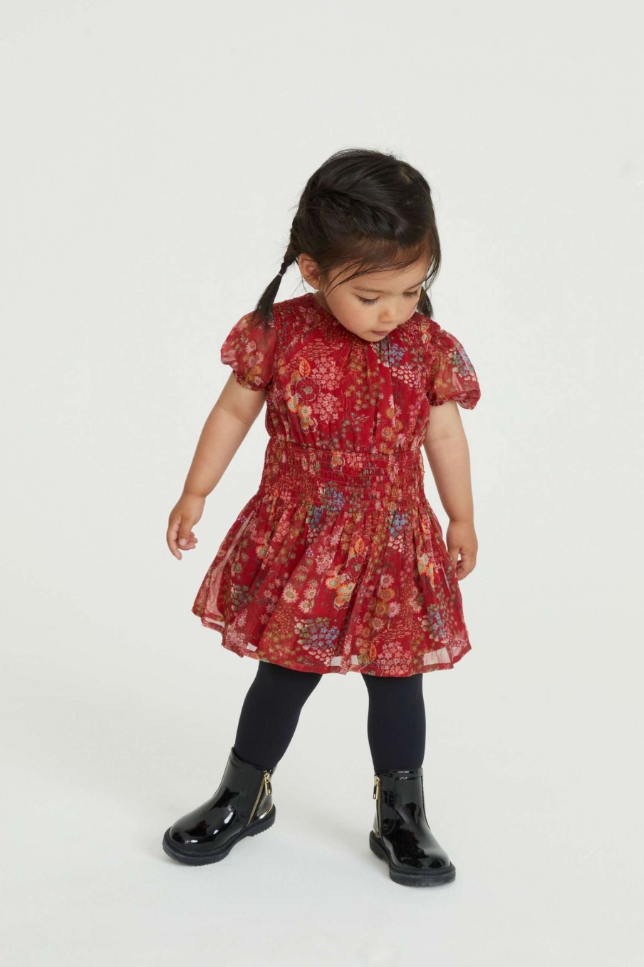 Clothing * | Ted Baker Red Crinkle Dress Gift Selection