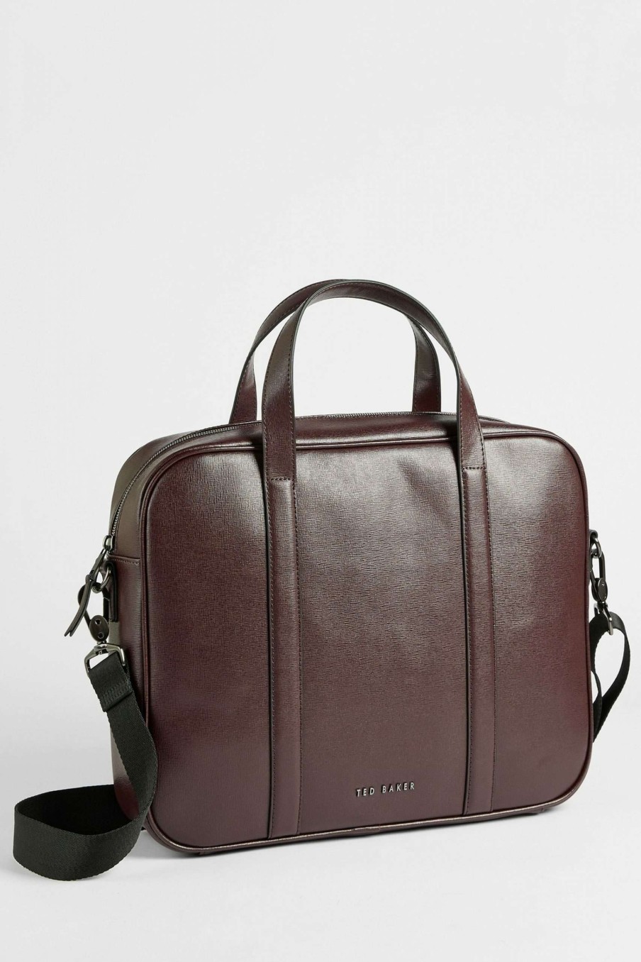 Homeware * | Ted Baker Strath Saffiano Leather Document Bag Shop